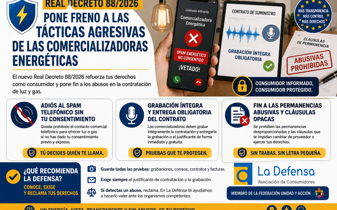 Fin llamadas agresivas comercializadoras